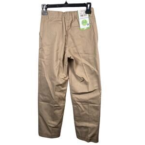 Classroom School Uniforms Boys Flat Front Pants Button Khaki NWT Size 8 Husky